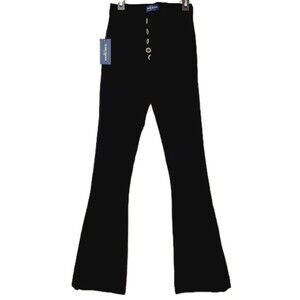 NWT Ramy Brook Cindy High Waist Black Flare Jeans Women Size 25